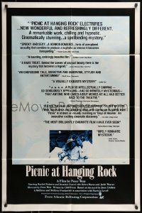 8j662 PICNIC AT HANGING ROCK 1sh 1979 Peter Weir classic about vanishing schoolgirls!