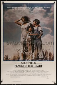 8j666 PLACES IN THE HEART 1sh 1984 single mother Sally Field fights for her children & her land!