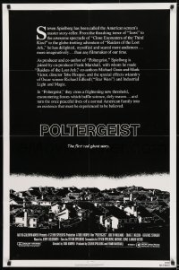 8j675 POLTERGEIST int'l 1sh 1982 Tobe Hooper & Steven Spielberg, the first real ghost story!