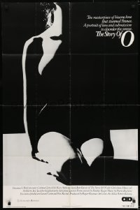 8j820 STORY OF O 1sh 1976 Histoire d'O, Udo Kier, x-rated, sexy silhouette image!