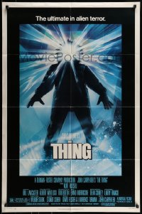 8j879 THING 1sh 1982 John Carpenter classic sci-fi horror, Struzan, new credit studio style!