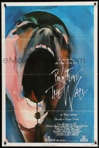 8j956 WALL 1sh 1982 Pink Floyd, Roger Waters, classic Gerald Scarfe rock & roll artwork!