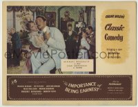 8k689 IMPORTANCE OF BEING EARNEST English LC 1953 Oscar Wilde comedy, Michael Redgrave, Joan Greenwood