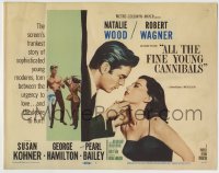 8k009 ALL THE FINE YOUNG CANNIBALS TC 1960 Robert Wagner w/ Natalie Wood & getting hit by Kohner!