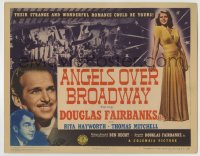 8k012 ANGELS OVER BROADWAY TC 1940 sexy full-length Rita Hayworth, Douglas Fairbanks Jr.