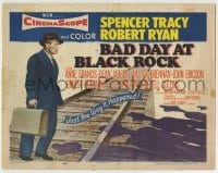8k021 BAD DAY AT BLACK ROCK TC 1955 Spencer Tracy tries to find out just what happened to Kamoko!