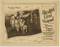 8k451 BUSTER'S GIRL FRIEND LC 1926 Trimble as Buster Brown, Doreen Turner & Pete the Dog as Tige!