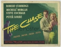 8k061 CHASE TC 1946 Peter Lorre, Robert Cummings & pretty Michele Morgan, film noir!