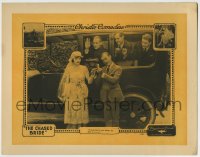 8k461 CHASED BRIDE LC 1923 priest in car marries couple before anyone else gets a chance!