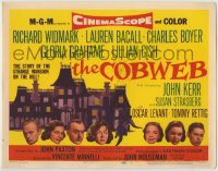 8k065 COBWEB TC 1955 Richard Widmark, Lauren Bacall, Charles Boyer, Gloria Grahame, Lillian Gish