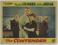8k480 CONTENDER LC 1944 great close up of boxer Buster Crabbe & pretty Arline Judge!