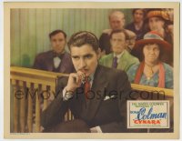 8k493 CYNARA LC 1932 best close up of Ronald Colman thinking in courtroom, directed by King Vidor!