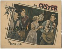 8k504 DEAD LINE LC 1926 cowboy Bob Custer & pretty Nita Cavalier with two other men!