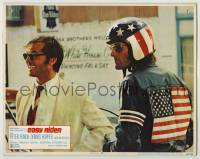 8k538 EASY RIDER LC #1 1969 great close up of Peter Fondain motorcycle gear & Jack Nicholson!