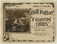 8k100 FIGHTIN' ODDS TC 1925 great romantic portrait of Bill Patton & pretty Dorris Dare!