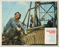8k561 FIVE EASY PIECES int'l LC #5 1970 Jack Nicholson working on oil rig, directed by Bob Rafelson!