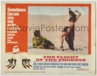 8k567 FLIGHT OF THE PHOENIX LC #3 1966 sexy Barrie Chase dancing in the desert, Robert Aldrich