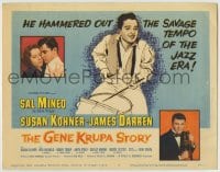 8k112 GENE KRUPA STORY TC 1960 Sal Mineo is Gene Krupa, hammering out the tempo of the Jazz Era!