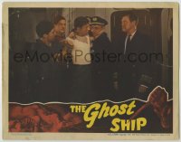 8k600 GHOST SHIP LC 1943 crew restrains man from Richard Dix's major stare!