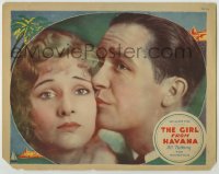 8k605 GIRL FROM HAVANA LC 1929 wonderful close up of woman detective Lola Lane & Paul Page!