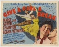 8k113 GIVE A GIRL A BREAK TC 1953 great image of Marge & Gower Champion dancing, Debbie Reynolds!