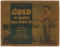 8k114 GOLD IS WHERE YOU FIND IT TC 1938 George Brent, Olivia DeHavilland, Michael Curtiz!