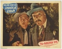 8k619 GOLDEN EYE LC #3 1948 c/u of Roland Winters as Charlie Chan with Sen Yung as Tommy Chan!