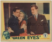 8k632 GREEN EYES LC 1934 Charles Starrett stares at Shirley Grey held by William Bakewell!
