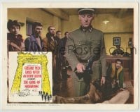 8k637 GUNS OF NAVARONE LC 1961 Niven, Quinn & cast watch George Mikell torture Anthony Quayle w/gun