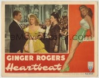 8k649 HEARTBEAT LC 1946 Jean-Pierre Aumont, Ginger Rogers, Adolphe Menjou, Mona Maris