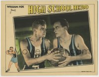 8k665 HIGH SCHOOL HERO LC 1927 first basketball movie, players in uniform with ball, ultra rare!