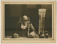 8k709 JUNGLE GENTLEMAN LC 1919 chimpanzee Mrs. Joe Martin, The Monkey Comedian, as a doctor!