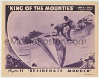 8k719 KING OF THE MOUNTIES chapter 11 LC 1942 Rocky Lane & Peggy Drake climbing into Japanese plane!