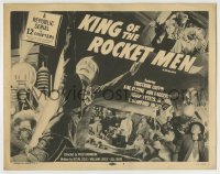 8k149 KING OF THE ROCKET MEN TC R1956 Republic sci-fi serial, great different art & montage!