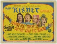 8k150 KISMET TC 1957 Howard Keel, Ann Blyth, ecstasy of song, spectacle & love!