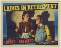 8k728 LADIES IN RETIREMENT LC 1941 Ida Lupino glares at Louis Hayward as he grabs her arm!