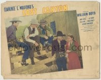 8k750 LOST CANYON LC 1942 William Boyd as Hopalong Cassidy with pretty Lola Lane & cowboys!