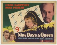 8k210 NINE DAYS A QUEEN TC 1936 Nova Pilbeam as Lady Jane Grey who was briefly Queen, Hardwicke