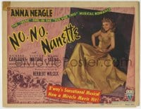 8k212 NO, NO, NANETTE TC 1940 wonderful art of sexy elegant Anna Neagle by McClelland Barclay!