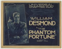 8k235 PHANTOM FORTUNE TC 1923 great close up of William Desmond with monkey in Universal serial!