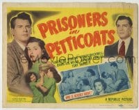 8k250 PRISONERS IN PETTICOATS TC 1950 Valentine Perkins, great images of women in prison!