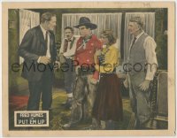 8k842 PUT 'EM UP LC 1928 cowboy Fred Humes in confrontation in a Universal Thrill Feature!