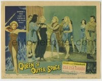 8k843 QUEEN OF OUTER SPACE LC #6 1958 sexy Zsa Zsa Gabor on Venus captured by female aliens!