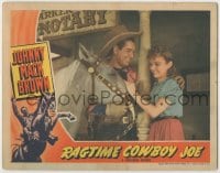 8k845 RAGTIME COWBOY JOE LC 1940 great c/u of Johnny Mack Brown with his arm around Nell O'Day!