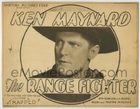 8k259 RANGE FIGHTER chapter 2 TC 1929 Ken Maynard's Fighting Courage made into a serial with sound!