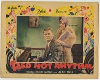8k851 RED HOT RHYTHM LC 1929 early Leo McCarey musical comedy success with Alan Hale Sr.!