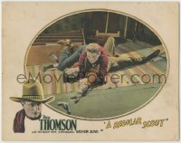 8k854 REGULAR SCOUT LC 1926 great image of Fred Thomson on ground fighting with bad guy!