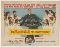 8k265 REMARKABLE MR. PENNYPACKER TC 1959 Clifton Webb, he's the best dad two families ever had!