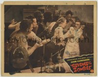 8k859 REVENGE OF THE ZOMBIES LC 1943 John Carradine attacked by the undead in his laboratory!