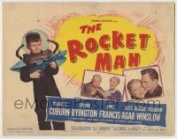 8k279 ROCKET MAN TC 1954 great image of Foghorn Winslow with ray gun, written by Lenny Bruce!